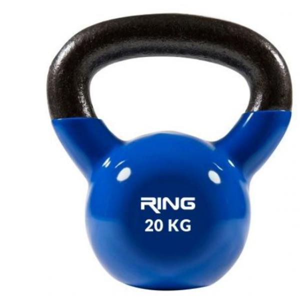 RING RX DB2174-20 - kettlebell metal+vinil 20kg