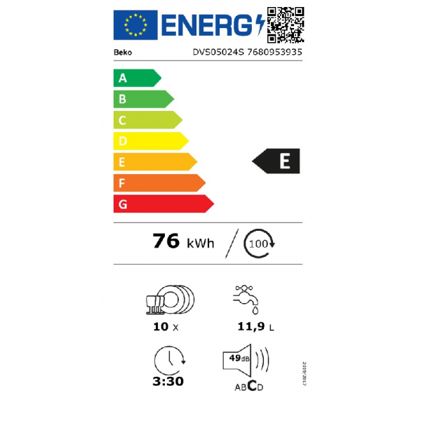 BEKO Sudomašina DVS 05024 S - Image 7