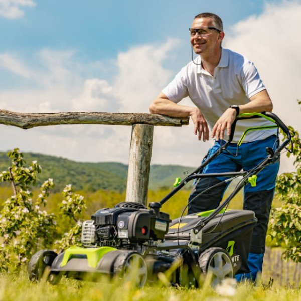 DOLOMITE D46S12 BS500E samohodna motorna kosačica 140cm3, sakupljač+izbacivanje sa strane - Image 8