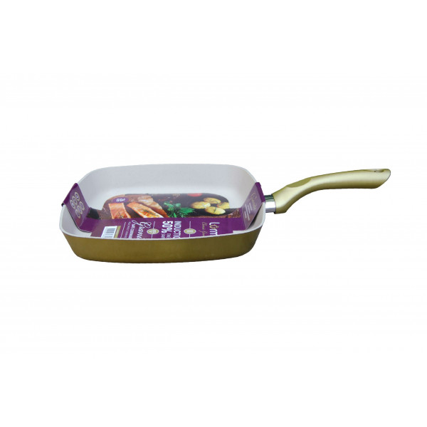 LORME Clasic tiganj granit grill 26 cm Zlatni