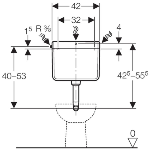 GEBERIT Vodokotlić Fontana AP112 - Image 2