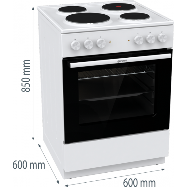 GORENJE Električni šporet GE6A10WB - Image 7