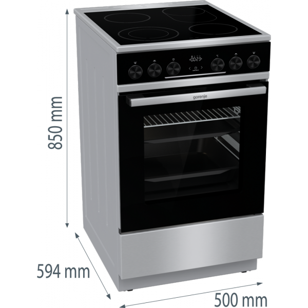GORENJE šporet GEC5C61XPA staklokeramički - Image 8
