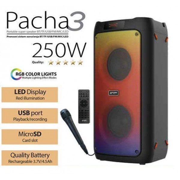 XPLORE Bluetooth zvučnik XP8800 Pacha3 250W - Image 7