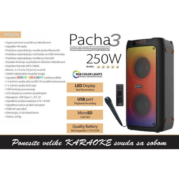 XPLORE Bluetooth zvučnik XP8800 Pacha3 250W - Image 8