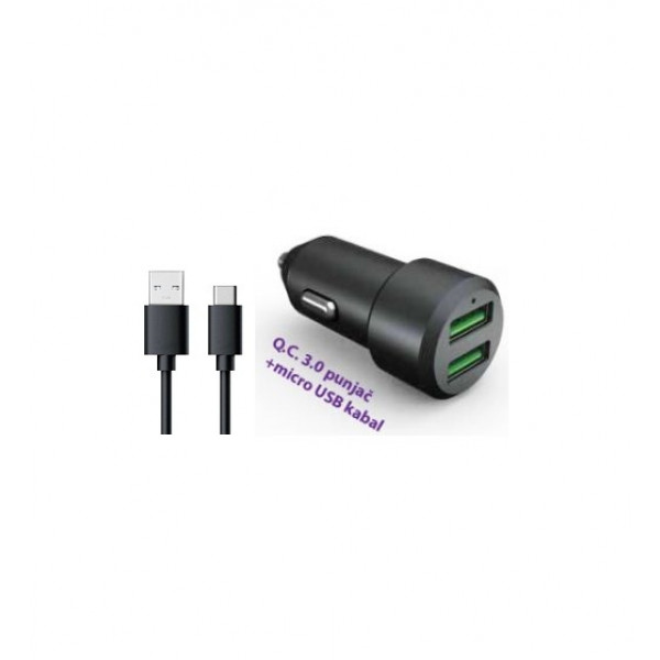 XPLORE XP245 USB brzi punjač + USB TypeC