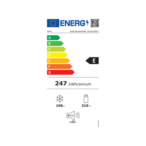 BEKO B3RCNA364HXBR Kombinovani frižider - Image 10