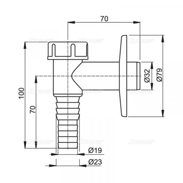 Sifon za veš mašinu fi-32 mm nadzidni - Image 2