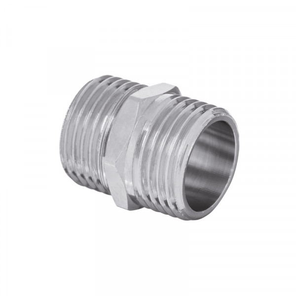 Dupli nipl 3/4" hromiran