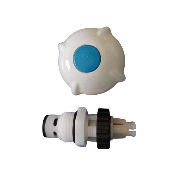 NAUTILUS Virbla 1/2" sa plastičnim rukohvatom plava