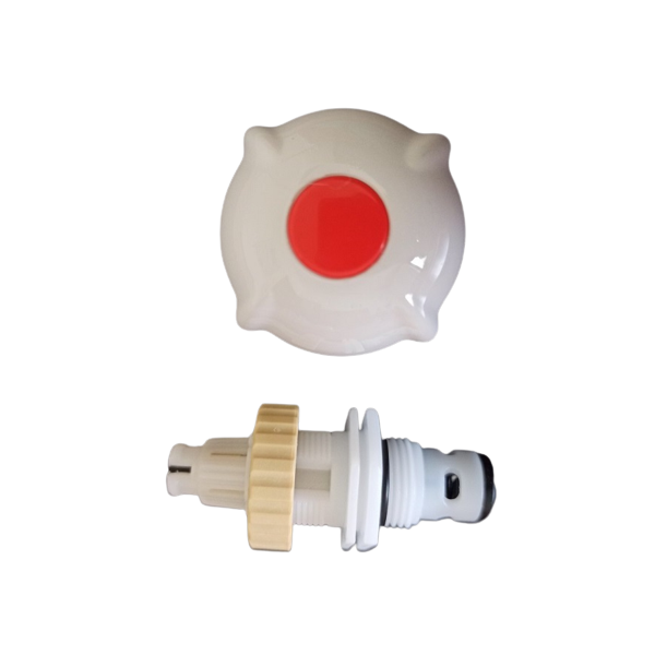 NAUTILUS Virbla 3/8" sa plastičnim rukohvatom crvena