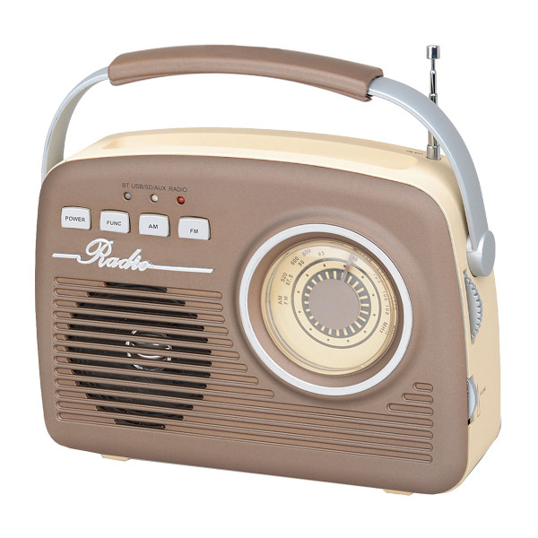 XPLORE Retro stilski radio plejer XP5409 Braon