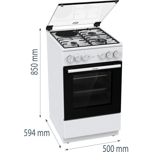GORENJE šporet GK5A11WD Kombinovani - Image 6
