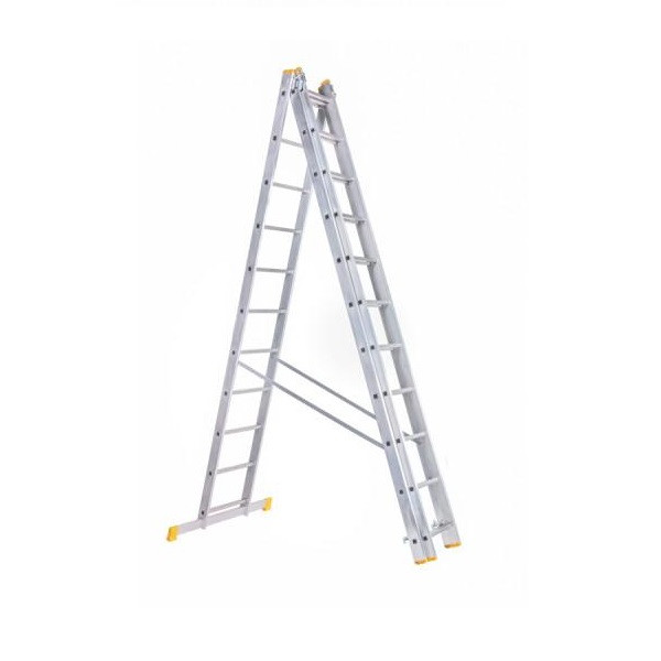 BOMBER Merdevine aluminijumske 3 x 11