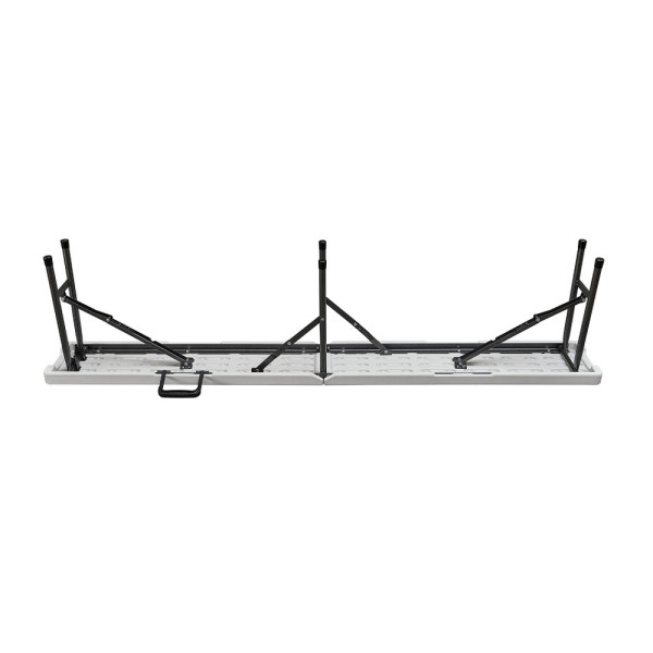 Sklopiva plastična klupa bela 180cm - Image 4