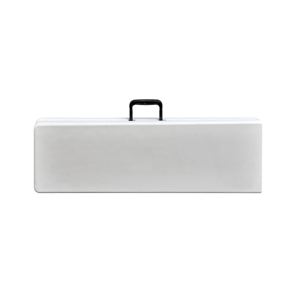 Sklopiva plastična klupa bela 180cm - Image 6