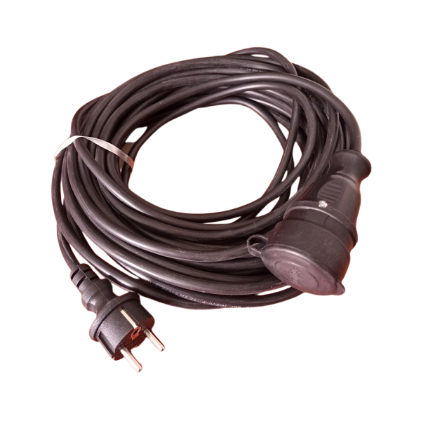 Produžni kabl sa šuko utičnicom 3x1.5mm crni 25m
