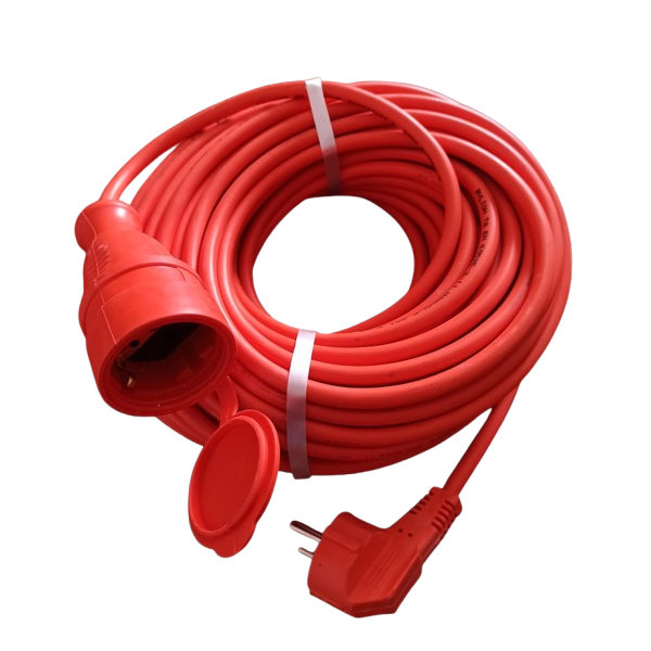Produžni kabl sa šuko utičnicom 3x1.5mm narandžasti 25m - Image 2