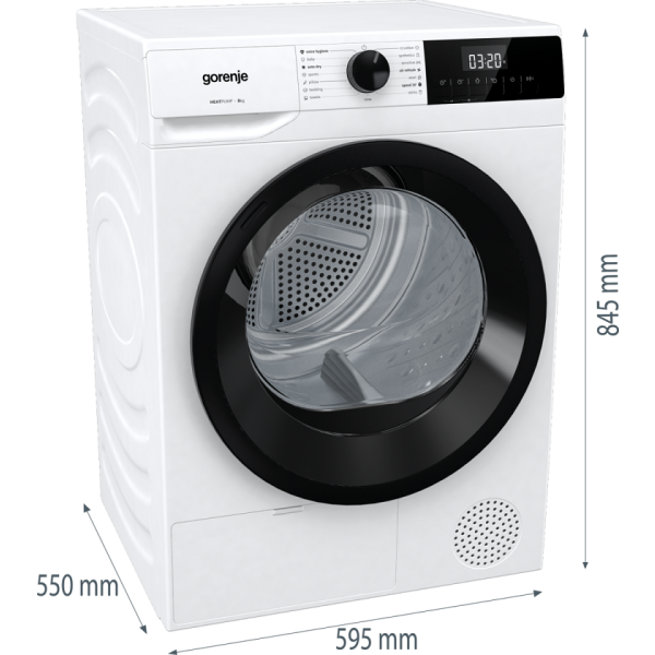 GORENJE Sušilica DHNE82 kondenzaciona sa toplotnom pumpom - Image 8
