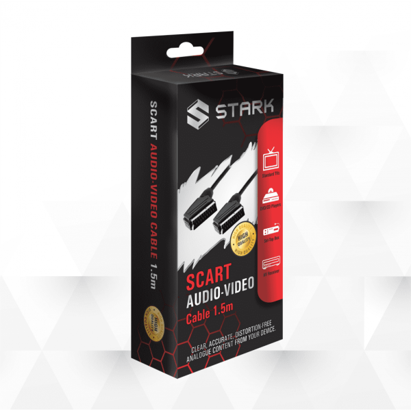 Kabl STARK scart M-M (High Quality) 1.5m - Image 2