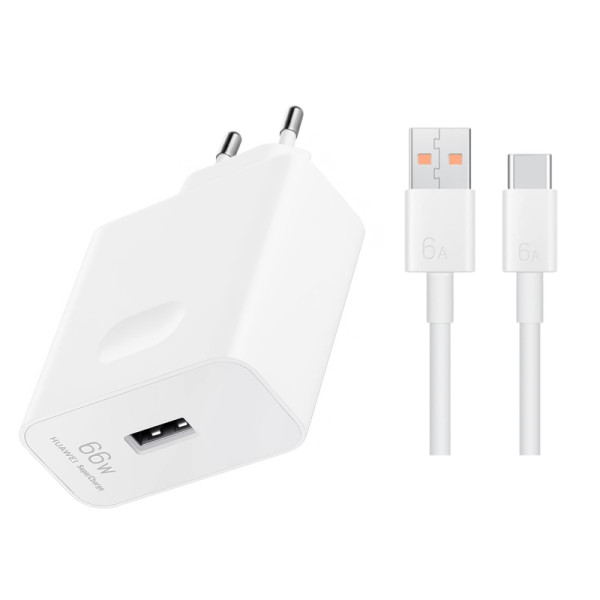 HONOR Punjac SuperCharge Power Adapter 66W Beli - Image 2