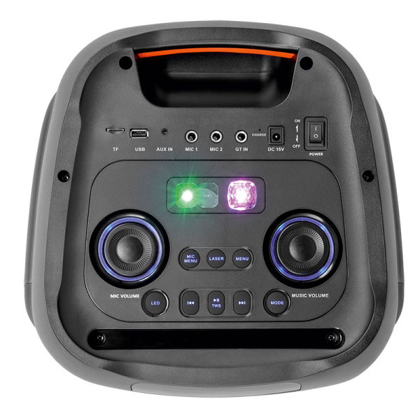 XWAVE Party 8024 Bluetooth zvučnik TWS/100W/FM/USB/TF/AUX/LED color - Image 6