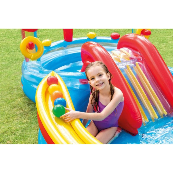 INTEX Dečji bazen 2.97 x 1.93 x 1.35m Rainbow Ring Play Center - Image 3
