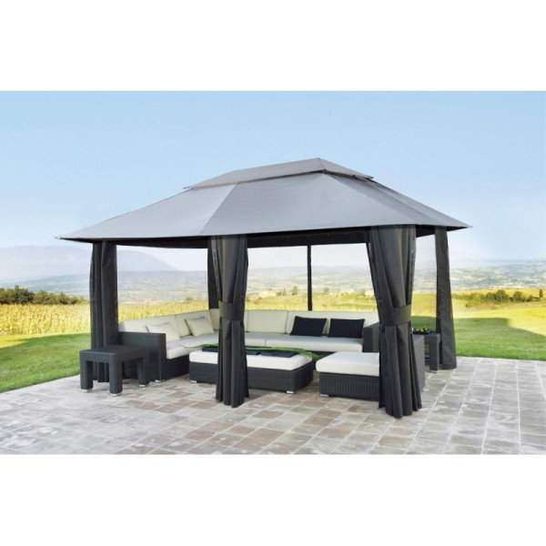 GREEN BAY Metalna gazebo tenda Belize - siva - Image 2