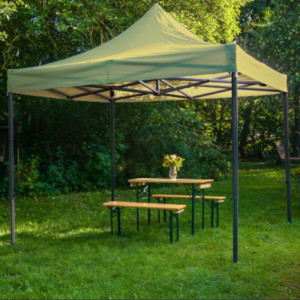 Paviljon sklopivi 3x3m Bež