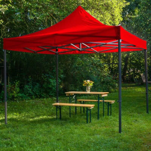 Paviljon sklopivi 3x3m Crveni