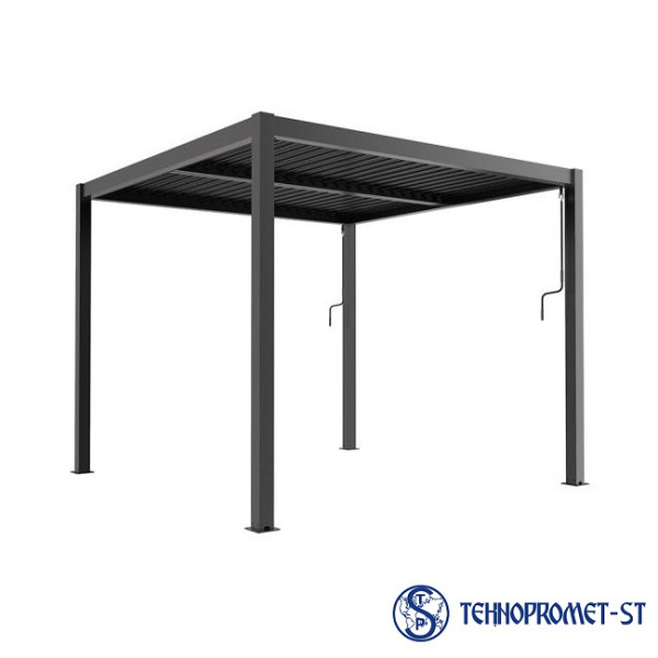 GREEN BAY Pergola aluminijumska 3 x 4 (A + B+ C + D) - Image 3