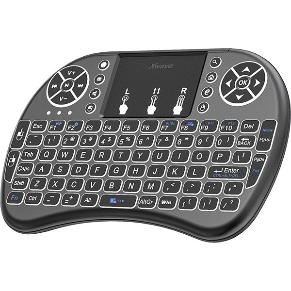 XWAVE i8 bežična mini tastatura za Smart TV,Android TV, Box,PC,PS3,Xbox - Image 3