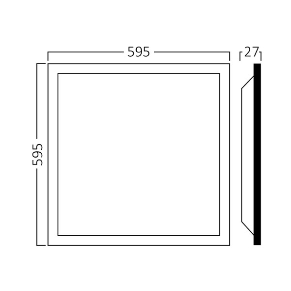BRAYTRON led panel ugradni BRY-BACKLITE-RC-50W-595x595-BELI-6500K - Image 5