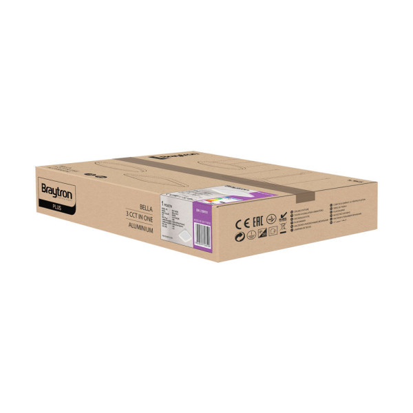 BRAYTRON Plafonjera BRY-BELLA-SLS-SR-SQR-WHT-36W-3IN1-IP20 - Image 5