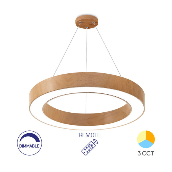 BRAYTRON Led visilica BRY-BLADE-PD-RND-WDN-45W-RMT-3IN1 sa daljinskim