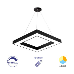 BRAYTRON Led visilica BRY-BLADE-PD-SQR-BLC-45W-RMT-3IN1 sa daljinskim