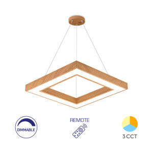 BRAYTRON Led visilica BRY-BLADE-PD-SQR-WDN-45W-RMT-3IN1 sa daljinskim