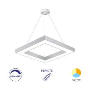 BRAYTRON Led visilica BRY-BLADE-PD-SQR-WHT-45W-RMT-3IN1 sa daljinskim