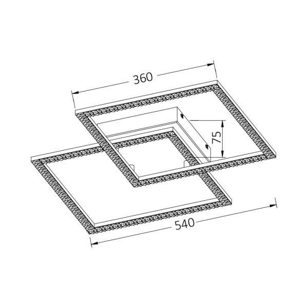 BRAYTRON Plafonjera BRY-CRYSTAL-A-55W-3IN1-RMT-BLC-3IN1 sa daljinskim - Image 4
