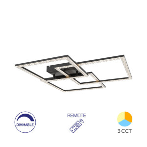 BRAYTRON Plafonjera BRY-CRYSTAL-B-80W-3IN1-RMT-BLC-3IN1 sa daljinskim