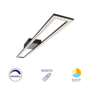 BRAYTRON Plafonjera BRY-CRYSTAL-C-40W-3IN1-RMT-BLC-3IN1 sa daljinskim