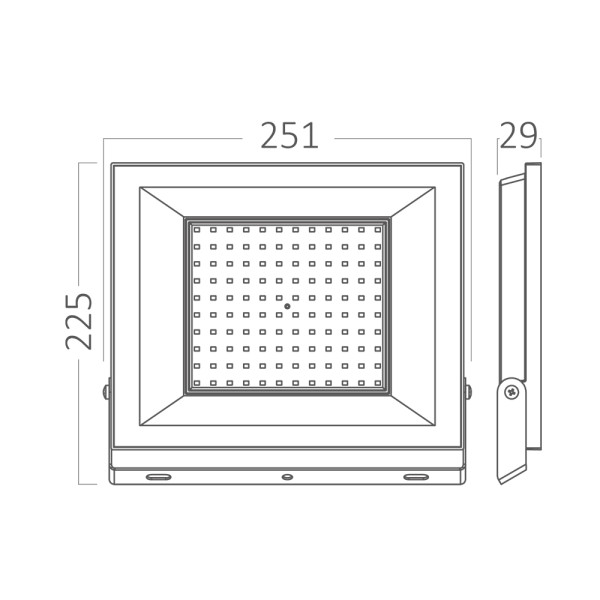 BRAYTRON Led reflektor BRY-FLOOD-CF-100W 6500K IP65 - Image 5