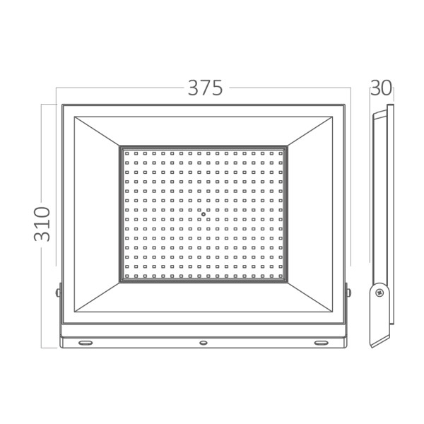 BRAYTRON Led reflektor BRY-FLOOD-CF-200W 6500K IP65 - Image 5