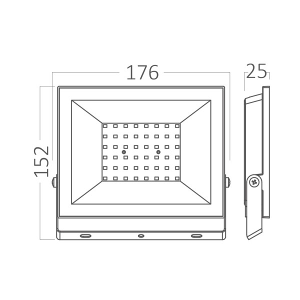 BRAYTRON Led reflektor BRY-FLOOD-CF-50W 6500K IP65 - Image 4