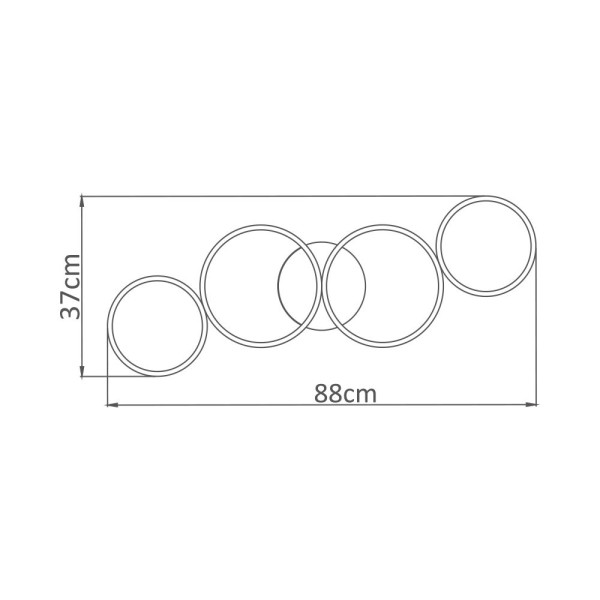 BRAYTRON Plafonjera BRY-NELA-SR1-RND-BLC-60W-RMT-3IN1 sa daljinskim - Image 4