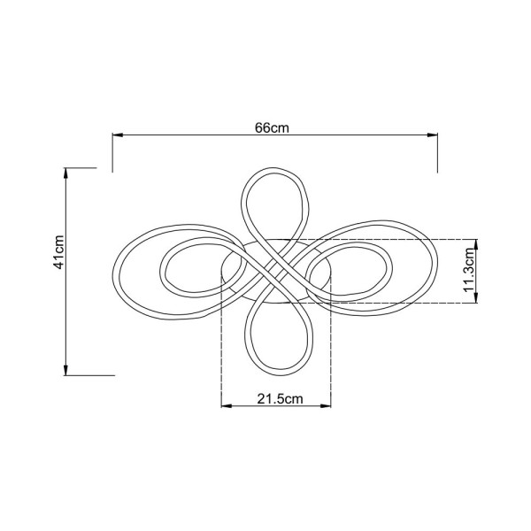 BRAYTRON Plafonjera BRY-NELA-SR2-RND-BLC-65W-RMT-3IN1 sa daljinskim - Image 3
