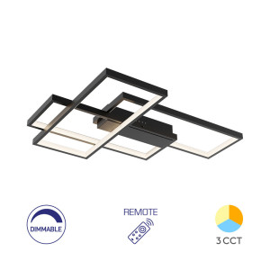 BRAYTRON Plafonjera BRY-NELA-SS2-RND-BLC-65W-RMT-3IN1 sa daljinskim