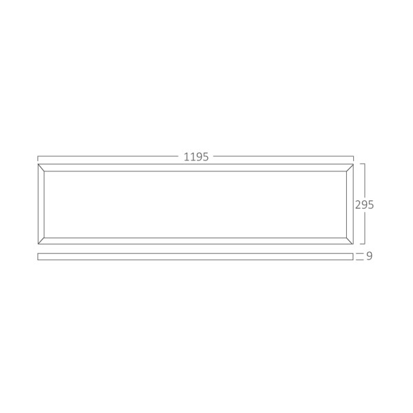 BRAYTRON led panel ugradni BRY-PANELLED-40W-295x1195-WHT-3IN1 - Image 4