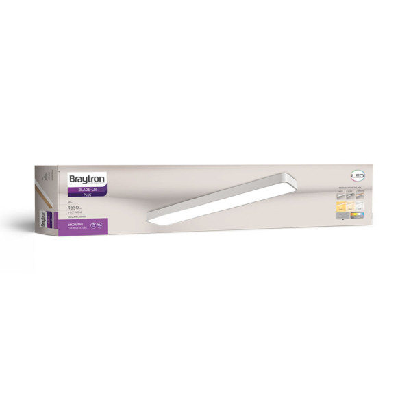 BRAYTRON Plafonjera BRY-BLADE-LN-RCT-WHT-45W-3IN1-CEILING LIGHT - Image 3