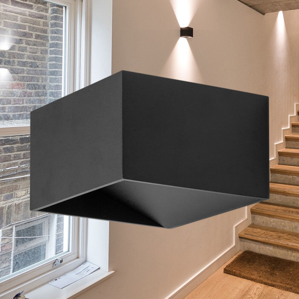 BRAYTRON Led zidna svetiljka BRY-AVVA-WL02-8W-SQR-BLC-3000K-WALL LIGHT - Image 2